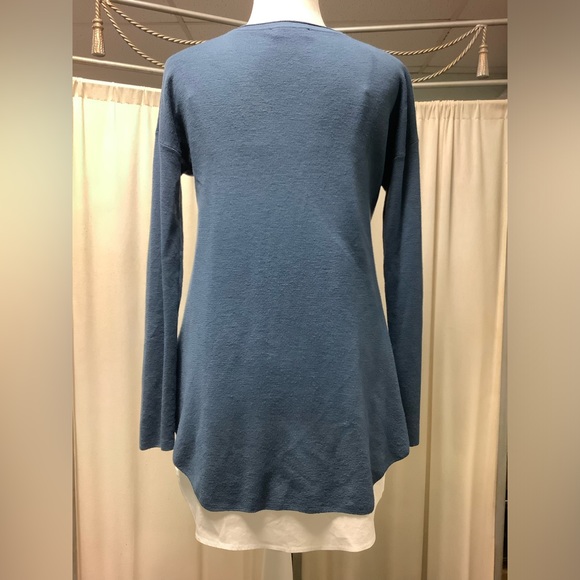 Twinset Simona Barbieri Wool High Low Sweater Cotton Ruffle Cami Set - Picture 6 of 15